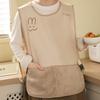 Vest Style Sleeveless Apron Waterproof Coffee House Uniform  Cleaning Accessories