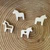 Creative Multiple Pose Dalahorse Silicone Mould For Artisanal Producing Plasters Figurines And Home Decoration