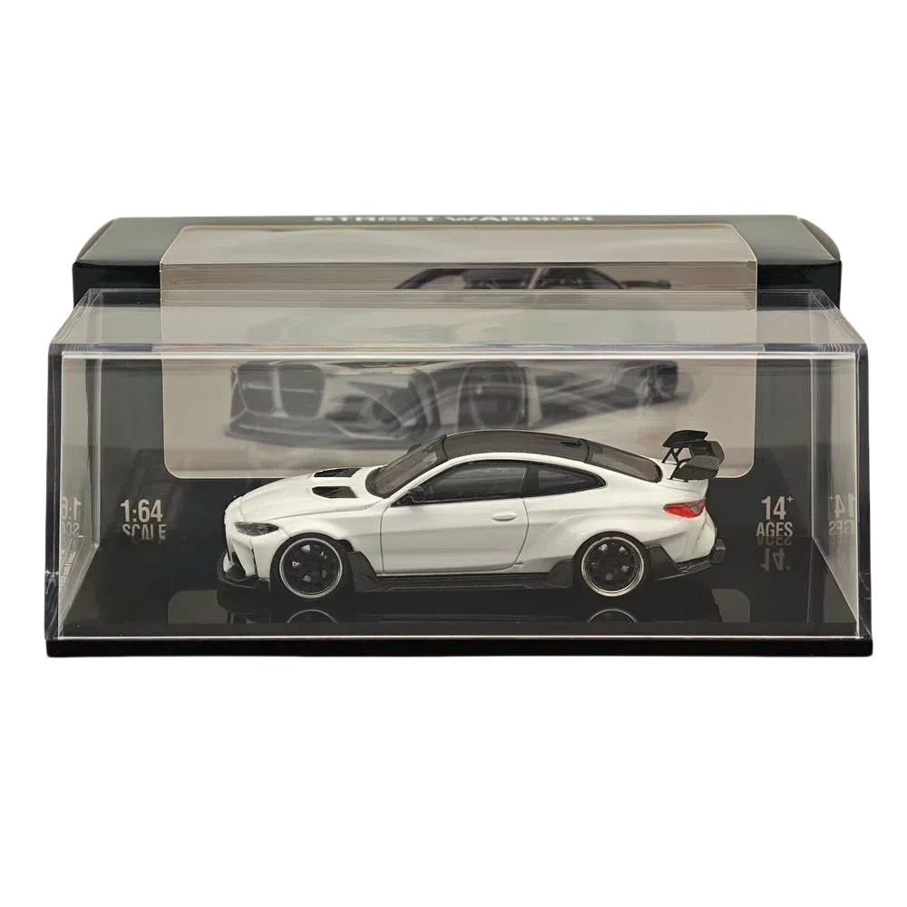 SW 1/64 for M4 G82 Full Widebody Kit Sports Diecast Model Car Miniature Limited Edition Collection Toy Vehicle Models