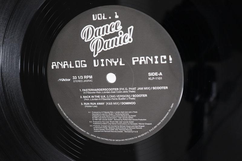 

12inch Record VARIOUS Dance Panic Analog Vinyl Panic KLP1101 VICTOR 2001 Japan Dance Electronica Used