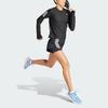 Adidas Own The Run Long Sleeve Tee With Striped Color Block Women Tops Black IN1568