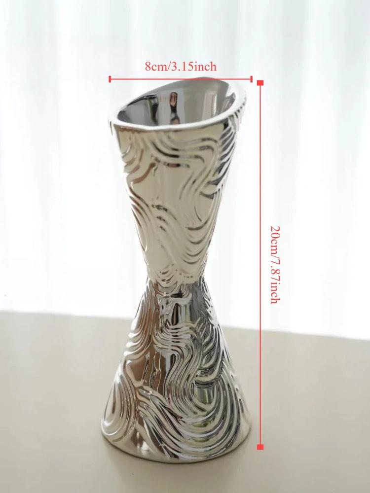 

Современная ваза для цветов Минималистичная декоративная ваза Настольное украшение Керамическая ваза для обеденного стола, офиса, вечеринки, полки, домашнего декора