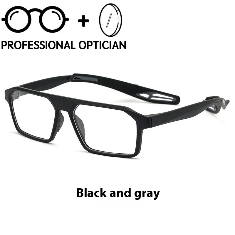 Sports Outdoor Cycling TR90 Basketball Anti Collision Slip Myopia Hyperopia Astigmatism Blue Light Blocking Prescription Glasses