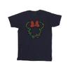 Disney Girls Minnie Mouse Wreath Cotton T-Shirt