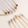 High Grade Crown Heart Zircon Pendant Necklace Stainless Steel Chains Geometric Choker Jewelry Party Gifts For Women Girls