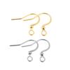 Stainless Steel Earrings Hook For Jewelry Making Hypoallergenic Women Dangle Cross Earring Clasps Fittings Diy Finding