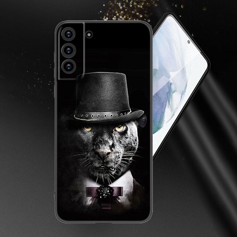 

Man Suit Shirt Tie Phone Case For Samsung Galaxy S22 Pro S21 S20 FE Ultra S10 Lite S10 S10E S9 S8 Plus Soft TPU Black Cover Samsung S8 Plus