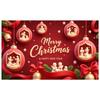 New Year Party Banner Christmas Ornament Christmas Banner Christmas Decoration Banner Red Ribbon For Holiday Decoration New Year