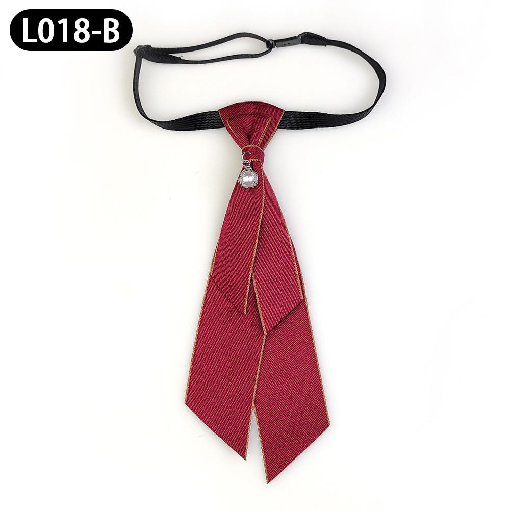 Academy Style Girls  Plain Colored Bow Tie Brooch