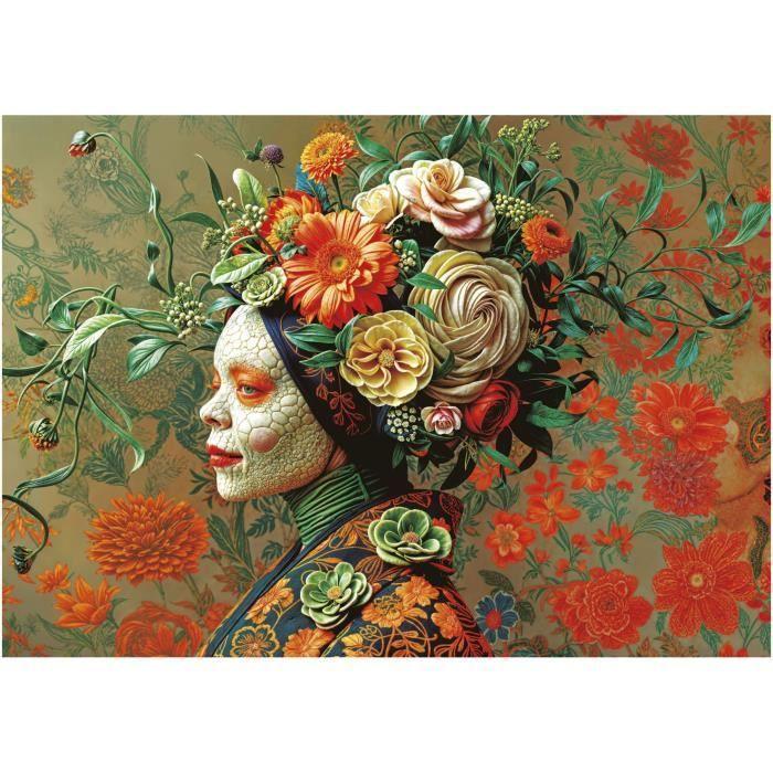 Puzzle - EDUCA - Reine Lézard - 500 Pièces - Animaux - 68 X 48 Cm - À Partir De 10 Ans