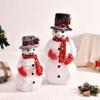 Christmas Figurine Artwork Gift Snowman Statue for Living Room Hotel Desktop 55 cm