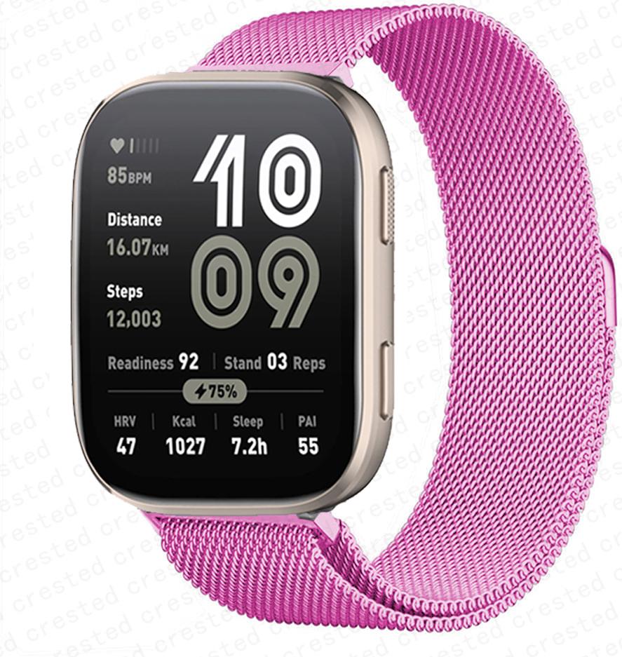 20mm 22mm watch Strap for Amazfit bip 6 5 Balance GTS 4 mini 2 2e 3 GTR 4 2 3 Pro milanese loop correa bracelet huawei gt 5 Band
