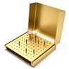 Dental 100 Hole Endo Box Cleaning Stand Autoclave High Temperature Sterilizable For High/Low Speed Dental Burs