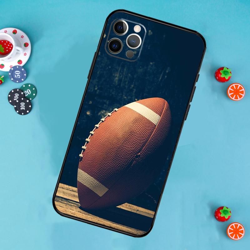 American football player sport Phone Case For iPhone 17 Air 16 15 14 13 11 12 Pro Max 13 12 mini 15 16 Plus 16e Cover Funda