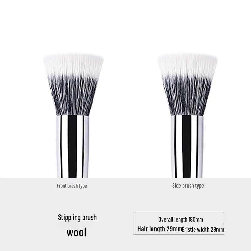 Ebony Wood Animal Hair 40-Piece Makeup Brush Set for Eyeshadow and Blush