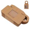 25PCS Hanging Hook Gift Box Kraft Paper Bottle Hanger Box Hanging Favor Box  Home Decoration