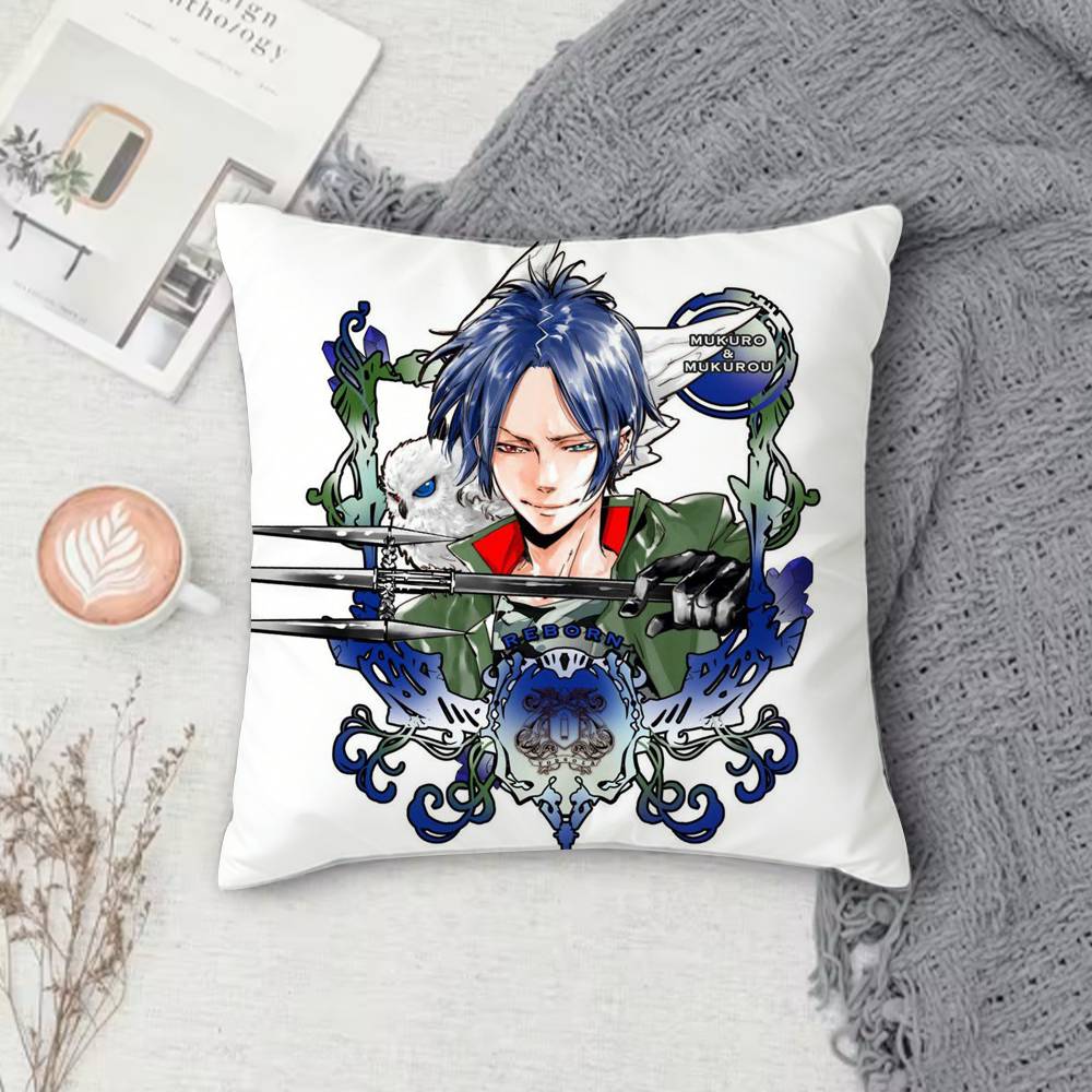 

Hitman Reborn Classic 2000s Anime Doublesided Printed Square Decorative Cushion Cover for Sofa Living Room Home Decor 30x30 cm
