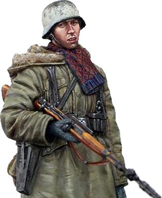 Alpine Miniatures 1/35 Zweiter Weltkrieg Deutscher Waffen-SS Panzergrenadier mit Granatwerfergewehr Resin-Bausatz AM35325 (Person)