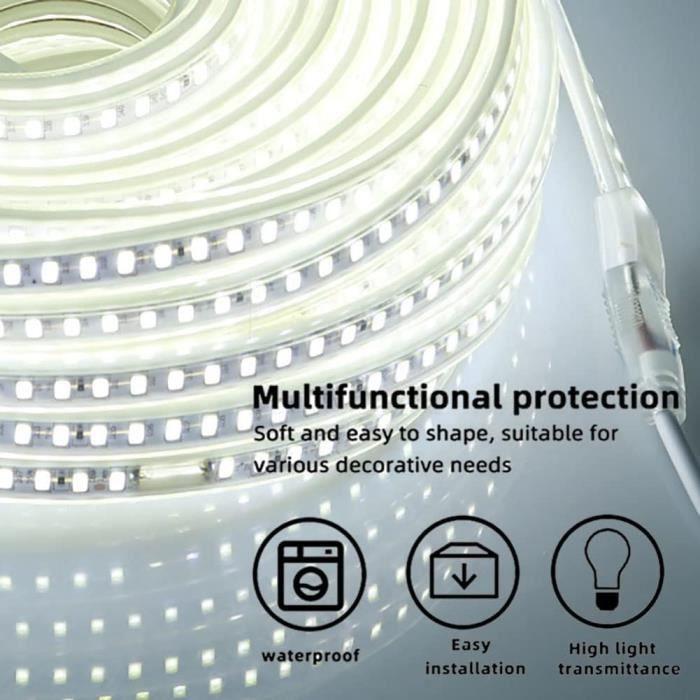 Bande Lumineuse LED - Pcning - 25M - IP67 Etanche - SMD 5730 - 220V 230V