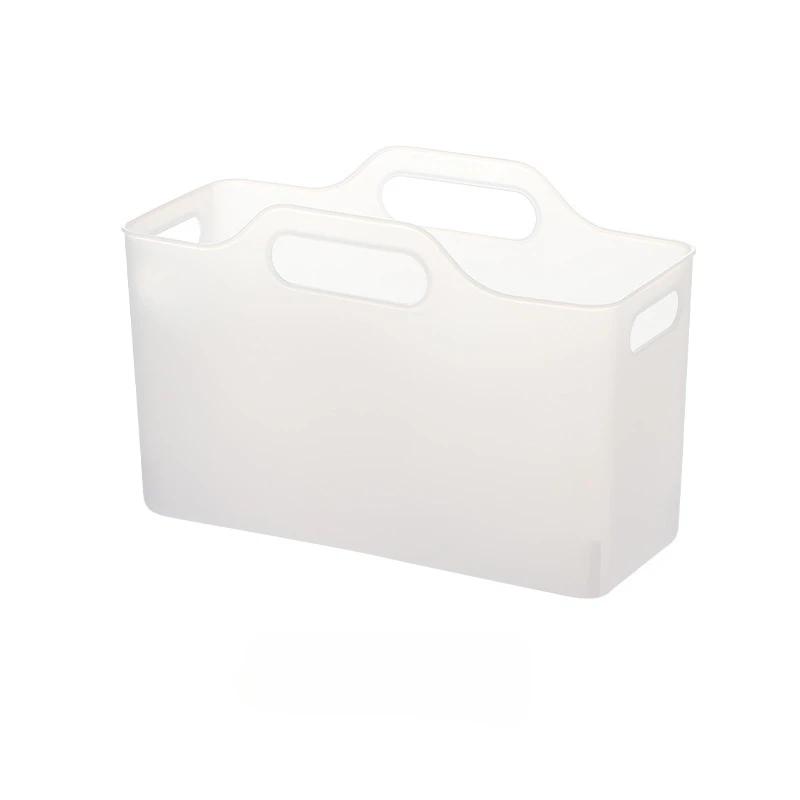 

New Miscellaneous Storage Basket, Desktop Plastic Sorting Basket, Household Transparent and Simple Bathroom Classified Storage прозорий