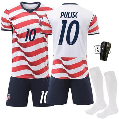 Voetbal trainingsshirt 2627 Wereldbeker voetbalshirt VS team thuisshirt Nee. 10 Pulisic 8 McKenney