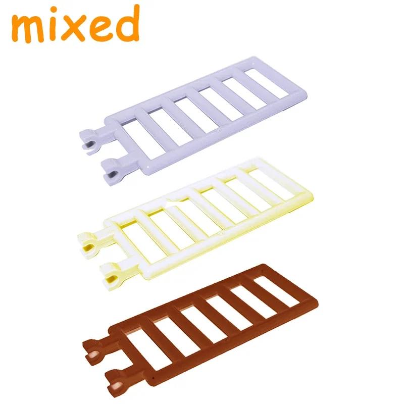 Building Block City Accessories MOC Part Fence Railing Stair Barrier Ladder Guard Bar Castle Garden Farm Military Assemble Brick