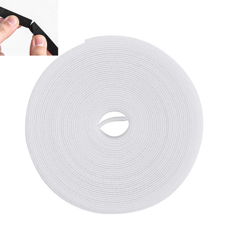 Bandă adezivă de fixare, cablu de date, placă de inserție, depozitare cablu, utilizare repetată a legăturilor cu fermoar, legătură de cablu 1,2 cm * 5 m