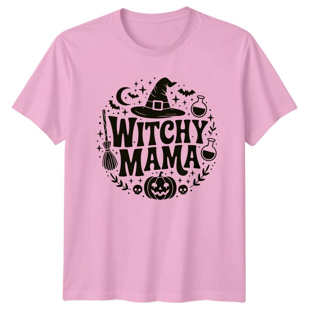 Witchy Mama Halloween Holidays Unisexs TShirt Unisexs Graphic Tee