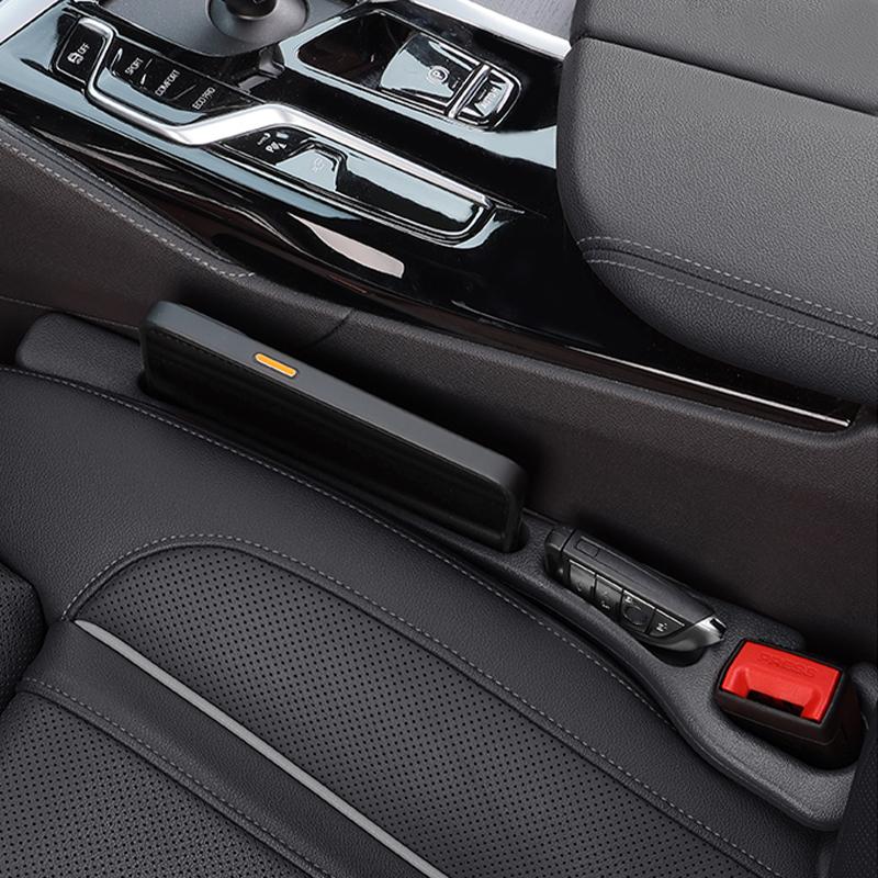 SEAMETAL 2PCS Car Seat Gap Filler Seat Leak Proof Filling Strip Universal Side Seam Plug Strip
