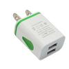Dual USB Ports 5V 2.1A US/EU LED Light Plug Wall Home Travel Charger