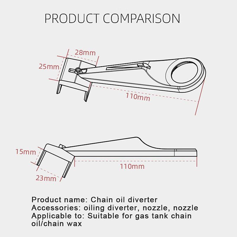 Motorcycle Chain Oiler Spray Gear Motorcycle Chain Oil Applicator For Motorcycle Mess-Free Chain Wax Chain Cleaner Attachment