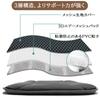 AIRMFJI Car Seat Cushion, Breathable, Non-stuffy, Soft, High Resilience Cushion, Anti-Slip, Mesh Back, Driving, Car Cushion