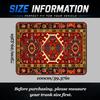 1Pcs Persian Classic Red Floral Car Trunk Mat with Anti Slip Cargo Liner Waterproof Rear Storage Protector Floor Mat for SUV Sed
