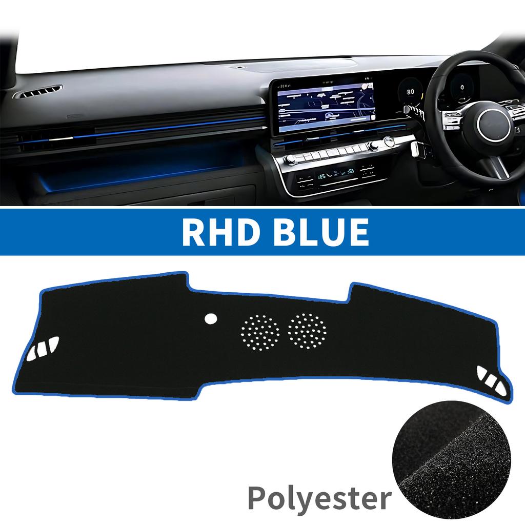 For Hyundai Kona 2024 2025 2026 (Without HUD) Accessories Sunshade Protective Carpet Dash Pad Dashmat Car Dashboard Mat