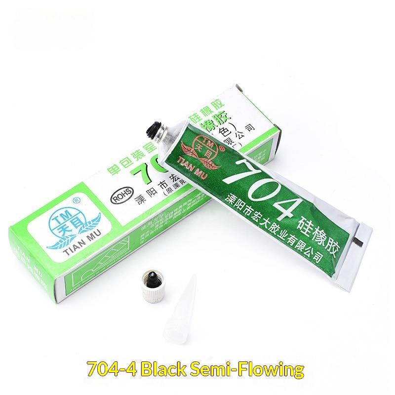 Clear Heat Conduction Silicone Glue TIANMU 705 High Temp Resistant Adhesive for Oven Seal Microwave Repair Household Use