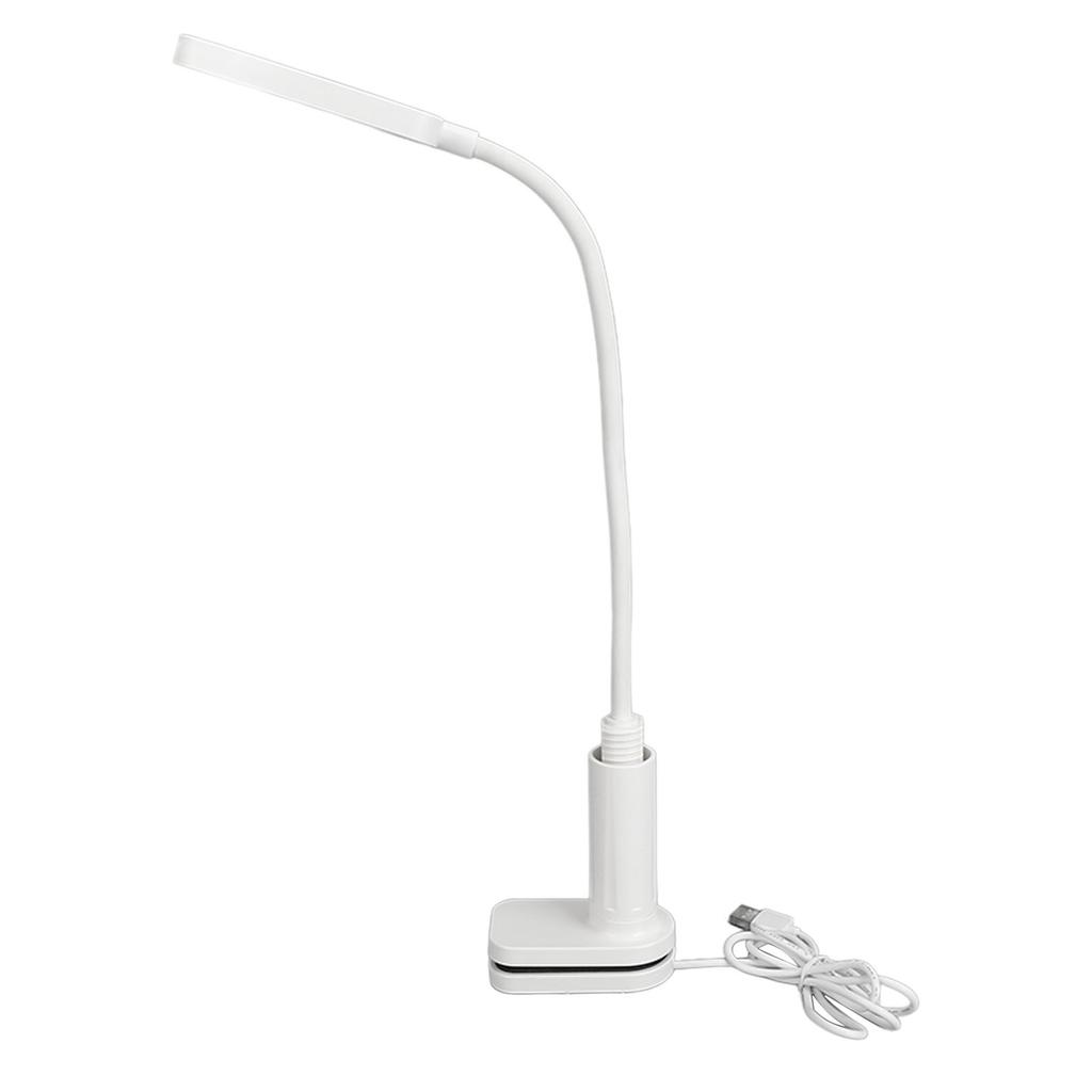 UV LED Nail Lamp with Clamp 2 In 1 Nail Art Desk Lamp USB Charging Soft Lighting Portable Manicure Table Lighting