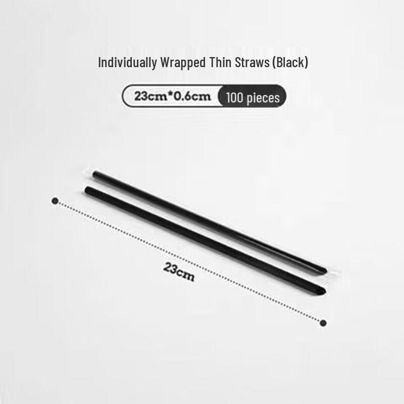 ZISIZ Disposable Plastic Bubble Tea Straws