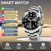 1,27" HD-Bildschirm Stahl Smartwatch Herren 2026 Neu IP68 Wasserdicht Bluetooth-Anruf Sport Sprachassistent Gesundheitsmonitor Herren Business Smartwatch