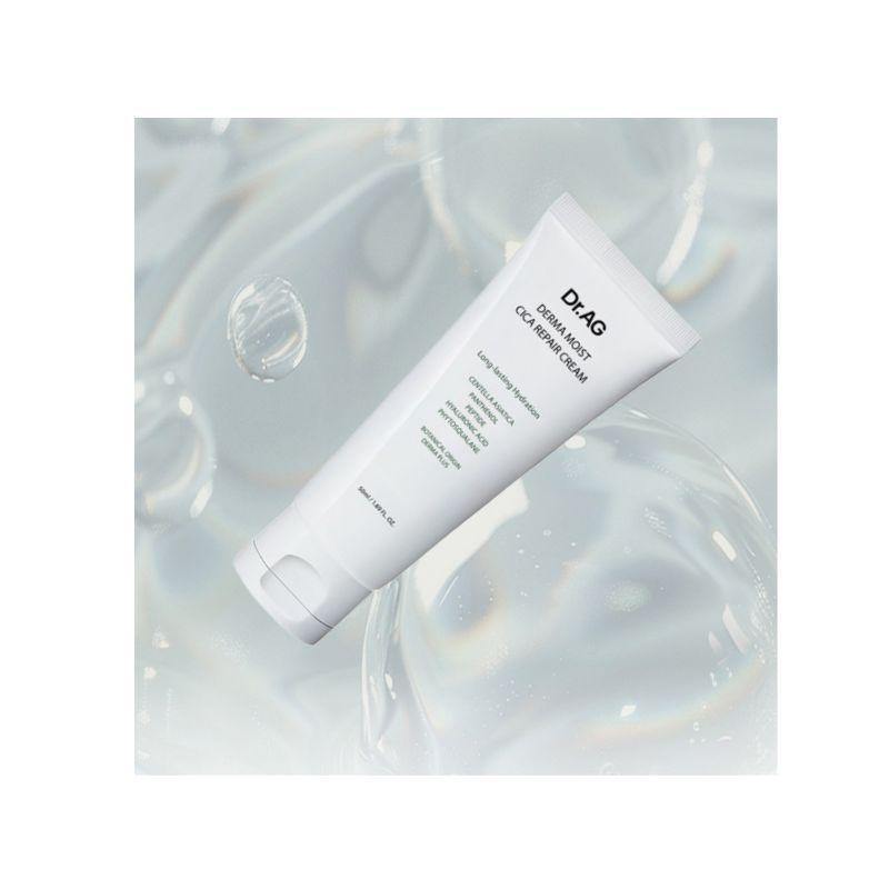 Dr.AG + Moist Derma Cica Repair Cream 50ml Soothing Barrier Care Korean Skincare K Beauty