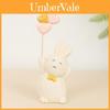 Decoración de Conejo Artesanal de Madera con Diseño Grabado para Entrada del Hogar y Regalo