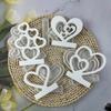 Heart Candlestick Molds Love Heart Candle Holder Molds with Base for DIY Craft Tealight Candle Holder Room Decorations