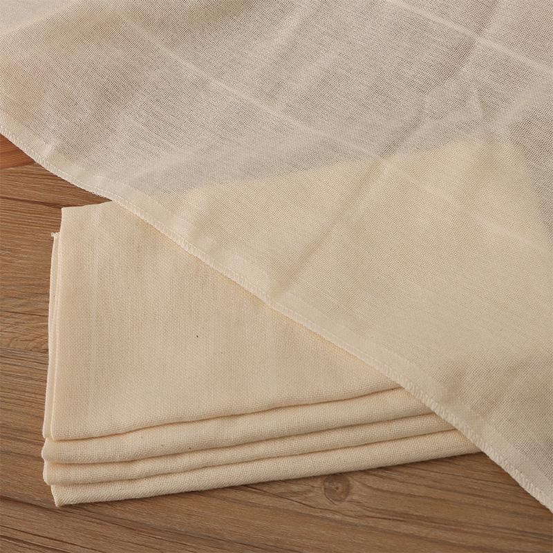 Pure Cotton Tofu & Steam Cloth: Gauze Fabric for Soy Milk, Rice Steaming, Baskets, and Bun Covering.