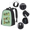Avocado Yoga With The Seed Hot Sale Schoolbag Backpack Fashion Bags Avocado Yoga Workout Gym Inspiration