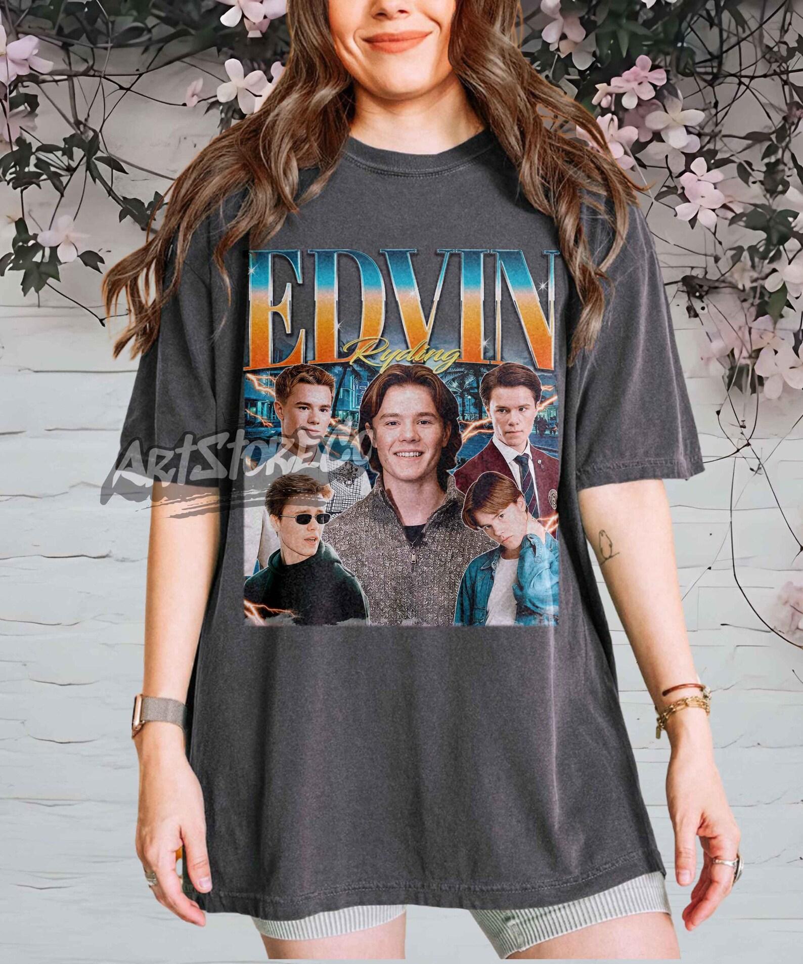 Edvin Ryding Retro Collage Graphic Tee, Unisex Heavy Cotton Apparel S