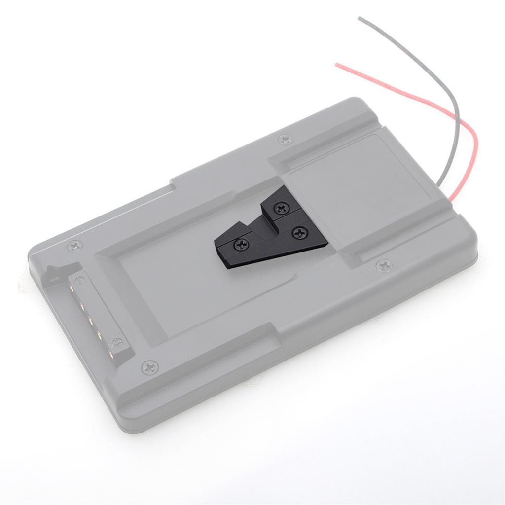 V Mount V Lock Male Connector Plug for DSLR Video Camera Power Supply