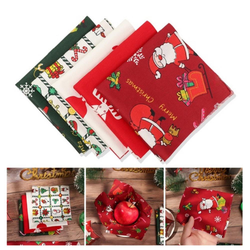Christmas Cotton Fabric Patchwork Quilted Fabric for Dress Making Shirts Clothes Sewing Patchwork DIY Crafts