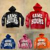 226 Letter Graphic Hoodie Unisex Loose Fit Casual Sweatshirt Fall Winter