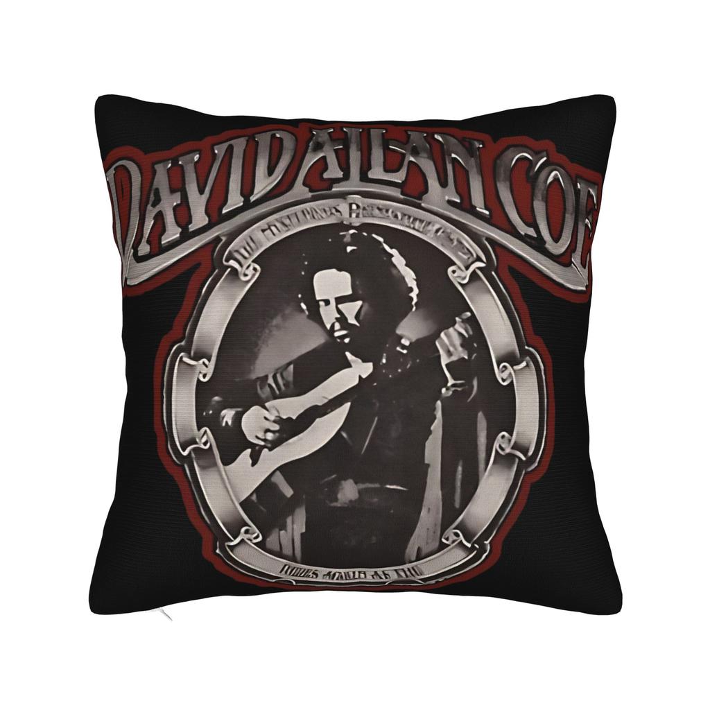 In Memory Of David Allan Coe 1939- Pillow Cover Retro Portrait Tribute Soft Cushion Cover Pillow Case For Living Room Chair
