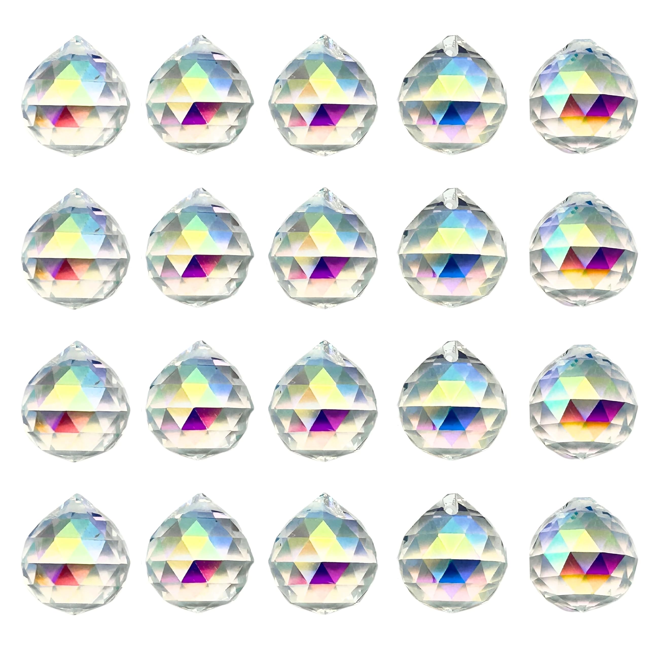 

Восточный лист Ловец солнца Детали Хрустальные детали Капля Призма Разноцветный с отверстиями (20, Аврора 1 цвет, 20 мм)