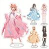 Anime My Teen Romantic Comedy SNAFU Stand Model Plate Yukino Yukinoshita Yuigahama Yui Isshiki Iroha Figures Standing Collection